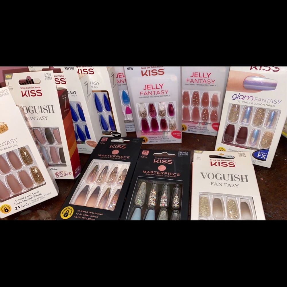 KISS brand nails lot